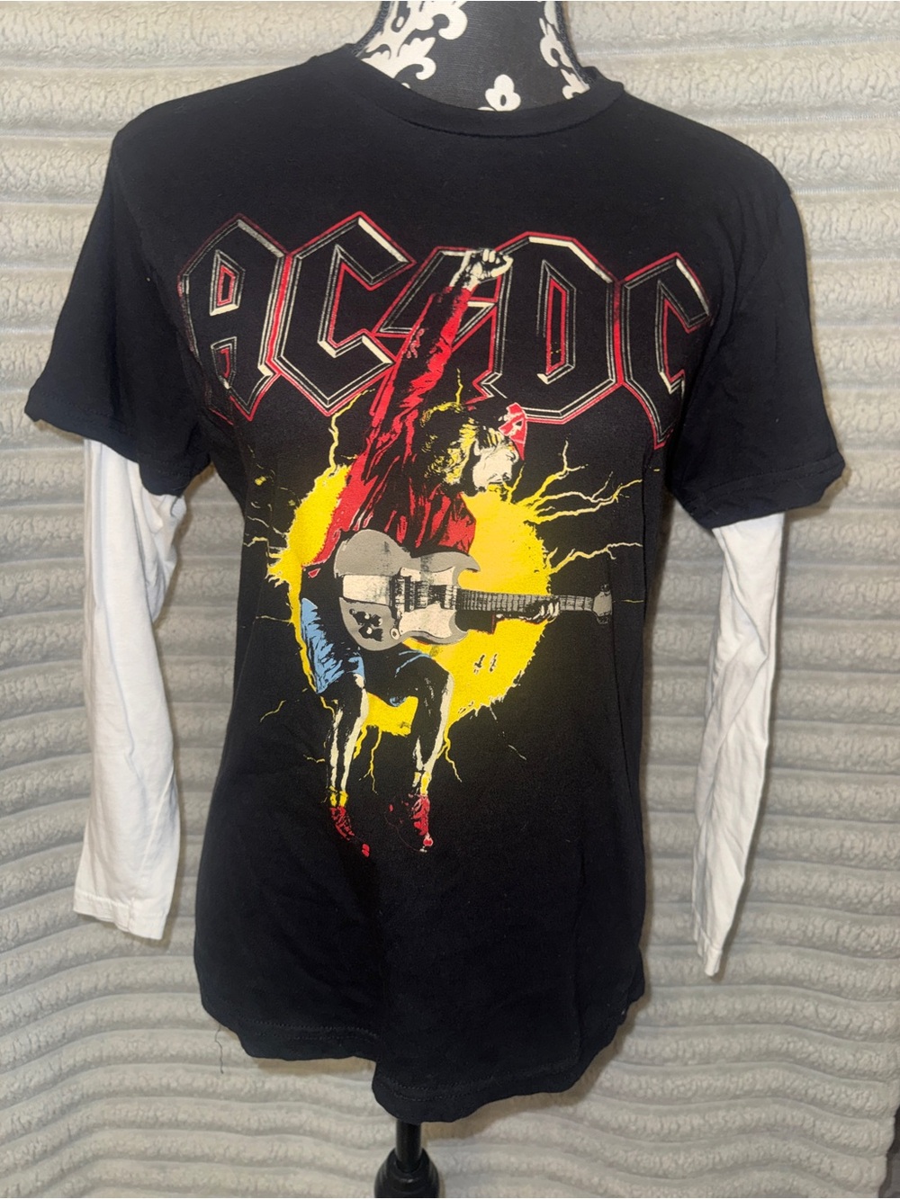 AC/DC Layered Graphic Tee Size S